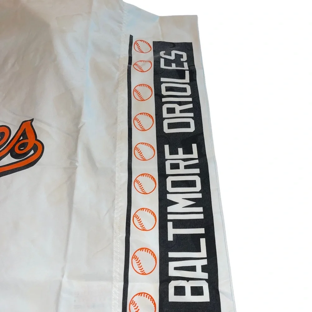 Baltimore Orioles Twin Bed Fitted Sheet And Pillow Case Baseball Sheets Kids Bed